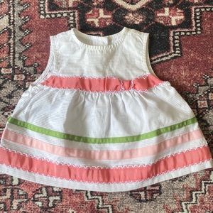 Baby Girl Spring/Summer White Dress.